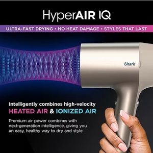 Shark Blow Dryer with used diffuser. New styler attachment unused.